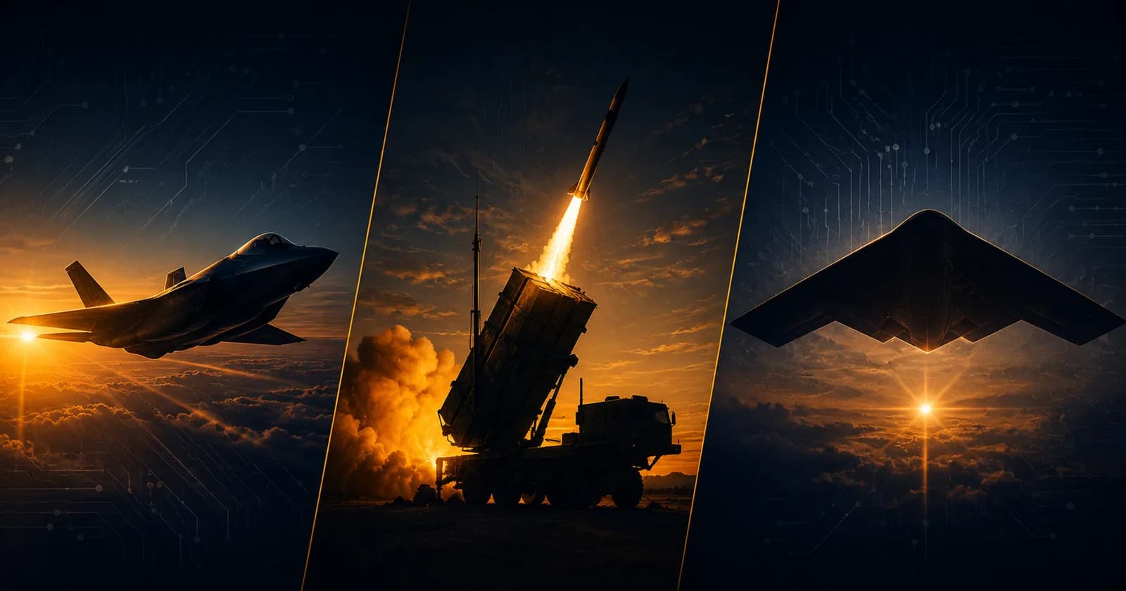 Comparison chart of Lockheed Martin vs RTX vs Northrop in 2026