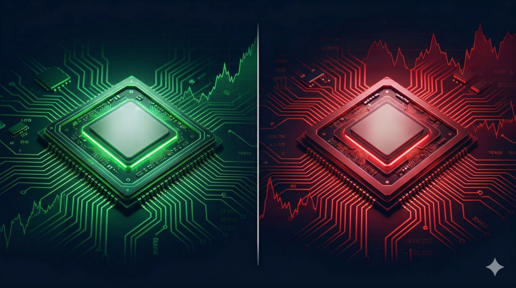 NVIDIA vs AMD stock comparison 2026