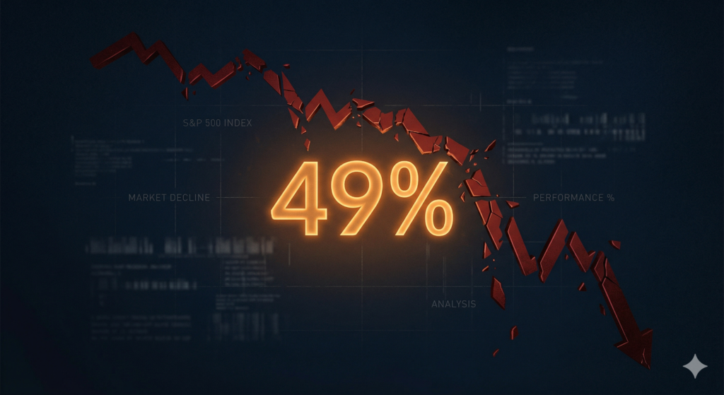 Stock market recession 2026 — Moody's probability at 49% and BlackRock cuts equity exposure